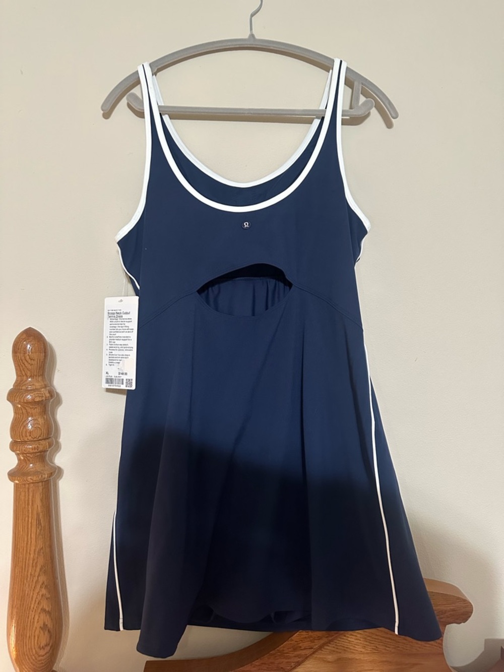 LULU Navy & White Tennis Dress
